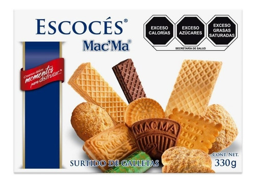 Imagen 2 de 3 de Galleta Macma Escoces 1 Pz 330g