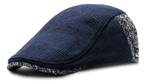 Gorra Plana De Tweed De Invierno - Gorro De Newsboy, Gorro