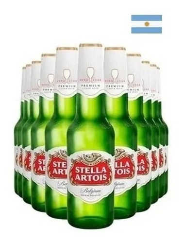 Promo Cerveza Stella Artois Caja De 24 Unidades 330ml