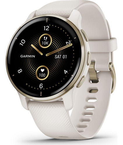 Imagen 1 de 5 de Reloj Gps Multideporte Garmin Venu 2 Plus Beige