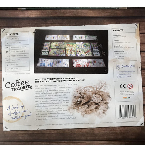 Capstone Games: Coffee Traders - Juego De Mesa De Estrategia