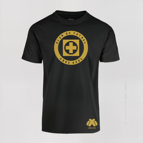 Playera Cruz Azul Dorado Y Plata Tallas Extras