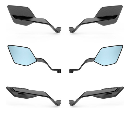 Qp Alerón De Espejos Para Universal Tipo Rizoma Stealth Max