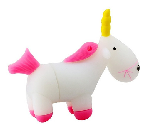 Memoria Usb 32gb Diseño Forma Figura Unicornio Animado