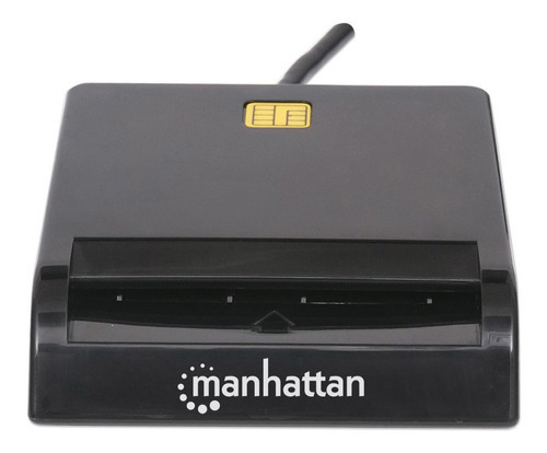 Lector De Tarjetas Manhattan 102049 Negro Usb 2.0 5 V Roh /v