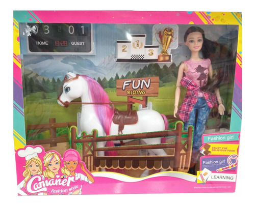 Barbie Con Pony