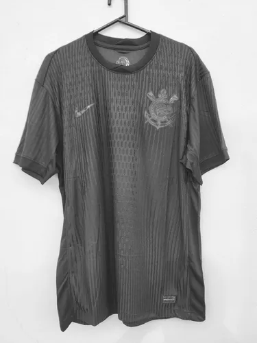 Camisa Corinthians 2024 Preta All Black Out Modelo Jogador Menor preço em Camisa Corinthians 2024 Preta All Black Out Modelo Jogador