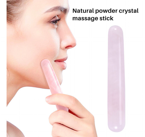 Masaje Con Varitas De Yoni De Cristal De Cuarzo Rosa Natural