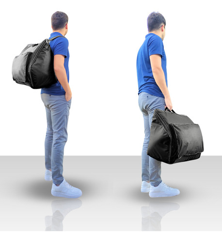 Capa Bag Estojo Mochila P/ Acordeon Sanfona Gaita 80 Baixos
