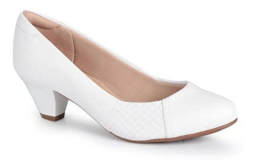 Sapato Joanete Feminino Modare Ultraconforto 7005.647 Branco