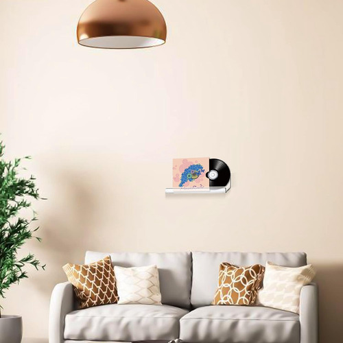 Estantes Flotantes Para Discos De Vinilo Acrílico F7, Paquet