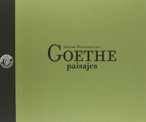 Libro Johann Wolfgang Von Goethe Paisajes De Goethe Johann W