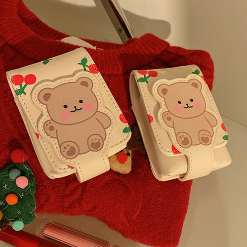 Estuche De Maquillaje Pequeño Con Espejo Y Lápiz Labial Para