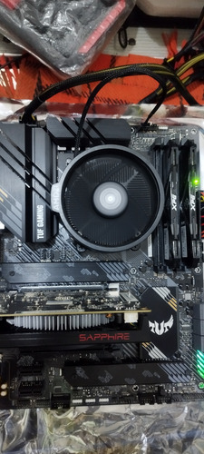 Placa Mãe Asus Tuf Gaming B550-plus Wi-fi Soquet Am4 E Ddr4 Preto (Usado)