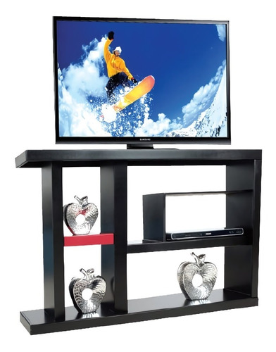 Imagen 1 de 4 de Mesa De Tv Viena Chocolate Këssa Muebles