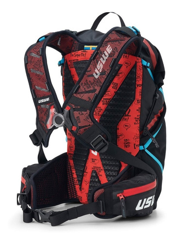 Mochila Mtb/moto Hajker 18 S Carbon Negro Uswe Original