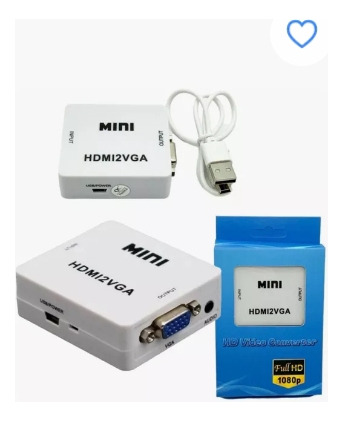 Convertidor Hdmi Hembra A Vga Hembra