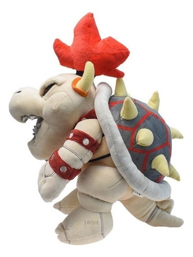 M Super Mario Dry Bones Koopa Bowser Muñeco Peluche Juguete