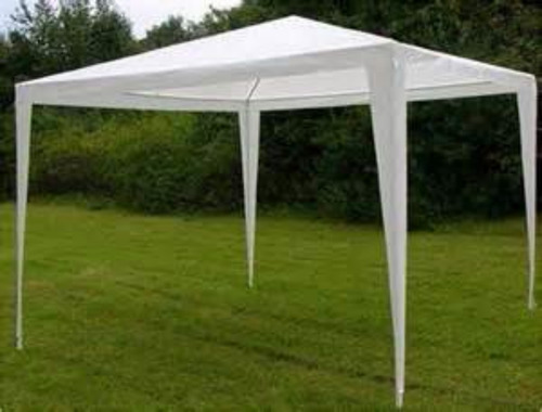 Toldo Carpa Blanca Desarmable Tubería De Hierro Base 3x2 Mts