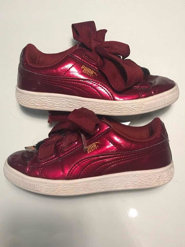 Tênis Infantil Menina Puma Verniz Super Novo Original