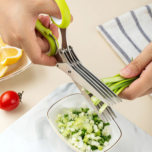 Sc Tijeras De Cocina For Cortar Verduras Con 5 Hojas