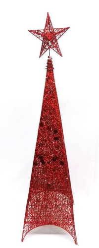 Arbol De Navidad Alambre Rojo 45 Cm #31102 - Sheshu Navidad