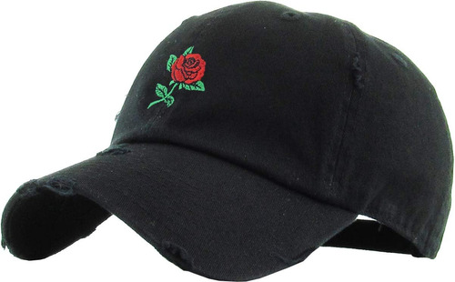 Kbsv-124v Blk Rose Flowers Love Good Vibes Hombres Mujeres P