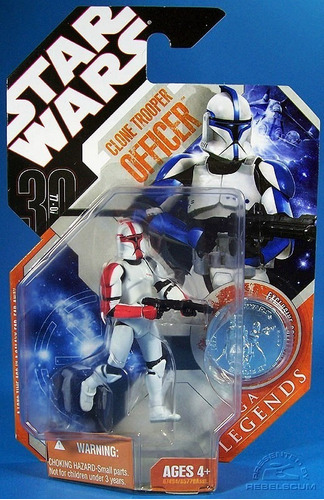 Star Wars 30 Aniversario Saga Legends Clone Officer Captain!