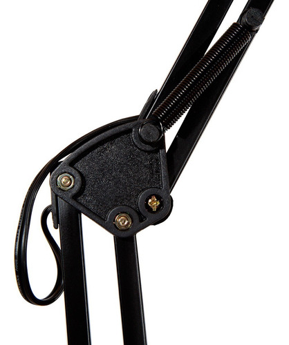 Imagen 6 de 10 de Lámpara Escritorio Flexible Ajustable Negro E27 40w 1 Luz