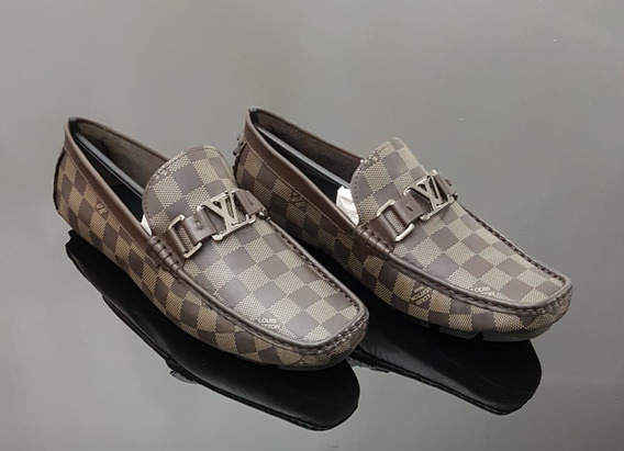 Mocassim Louis Vuitton Masculino Cinza