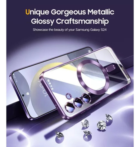 Protector De Lente Crystal Magnética Case Funda Para Samsung