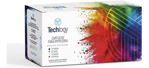 Toner Techlogy 410x 411 412 413 Hp M452 M477 Mfp M377