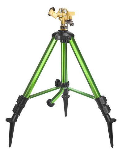 Aspersor De Impacto En Trípode Para Riego 360 Grados