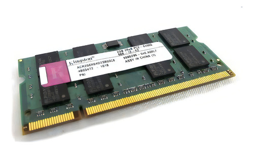 Memoria RAM 2GB 1 Kingston ACR256X64D2S800C6
