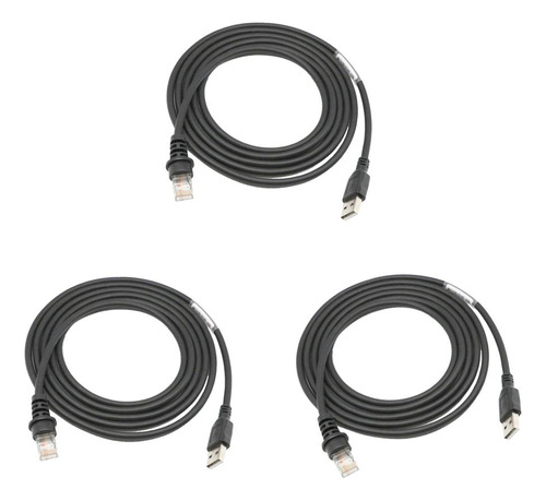 3 Unids Cables Usb Para De 6 Pies 2m De Códigos Metrologi