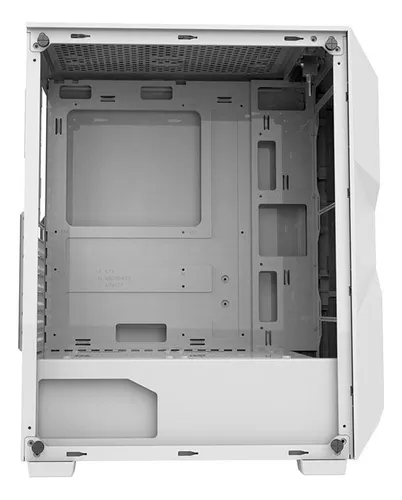 Armario Alseye Big Jony Gamer, torre media, lateral de cristal blanco