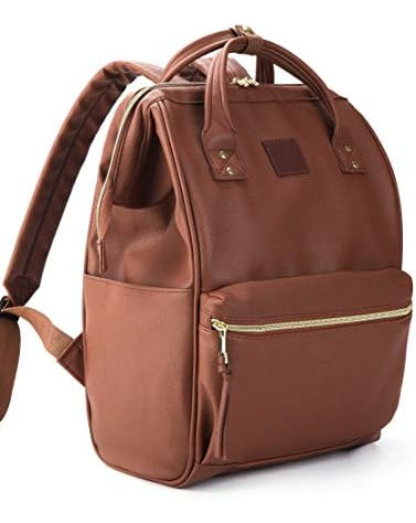 Kah&kee Mochila De Cuero Para Mujeres Y Hombres Bolsa Para C