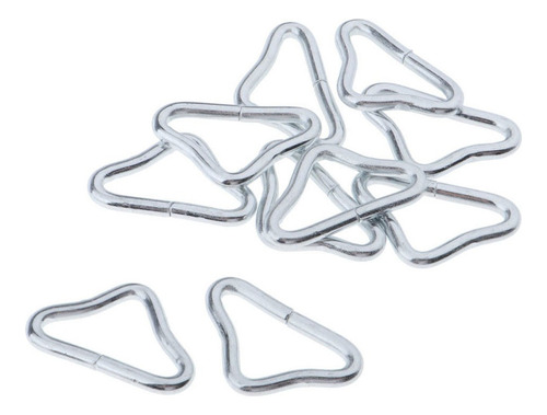 Li 100 Uds.anillos Triangulares Con Hebilla Y Bucle En V