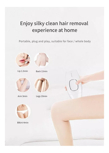 Lazhu 2022 Depilador Laser Ipl Luz Pulsada Remove Pelos