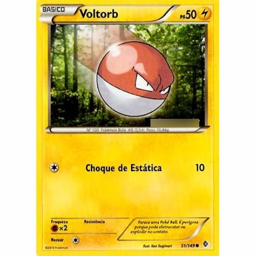 2x Voltorb - Pokémon Elétrico Comum 51/149 Pokemon Card Game