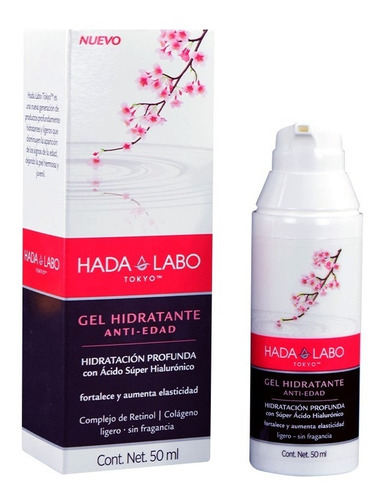 Imagen 1 de 3 de Hada Labo Tokyo Gel Hidratante Anti-edad C/50 Ml