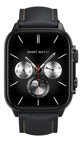 Relógio inteligente Gtide Submersible S5 Pro Call Watch, moldura preta e prateada