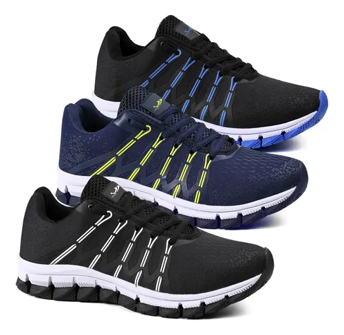 Kit 3 Pares Olimp Olymp Impax Caminhada Macio Promoção