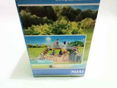 Playmobil Zoo Familia De Leones Set 70343 Geobra 2020 61 Pzs (Usado)