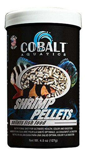 Cobalto Acuático Camarón De Pellets, 4,5 Oz