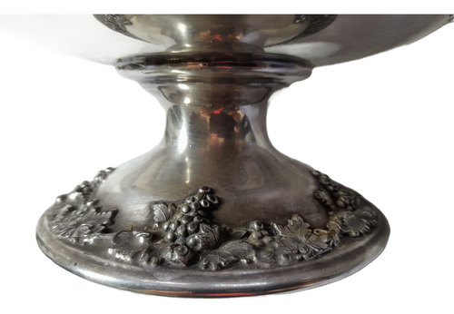 Centro De Mesa Calado Y Relieve Reed & Barton. Bazar Colon Plateado (Usado)