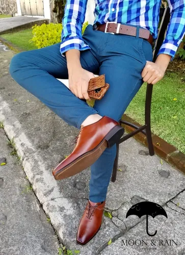 Pantalon azul acero hombre hot sale