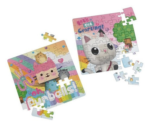 Spin Master Games Rompecabezas De Gabby´s Dollhouse 2x48 Pcs