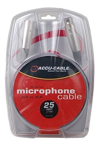 Cable De Micrófono Adj Products Xl-25, 25 Pies