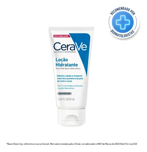 Loção Hidratante Para Pele Seca A Extra Seca 50ml Cerave